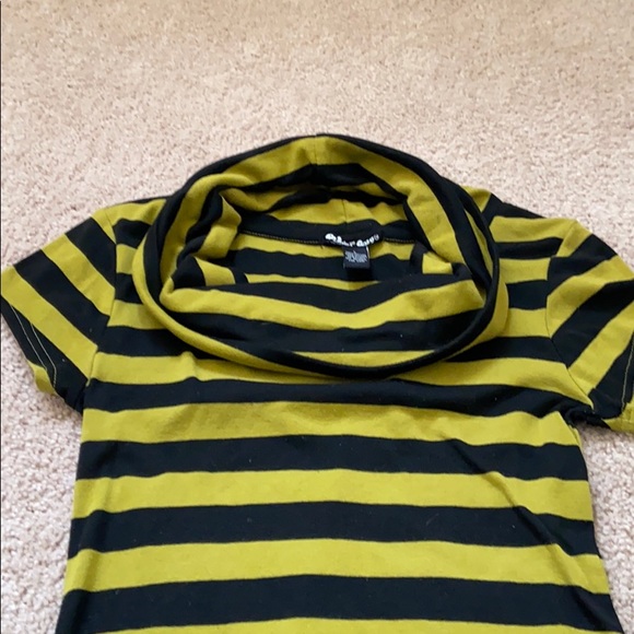 Green and Black Striped Shirt - Picture 3 of 3
